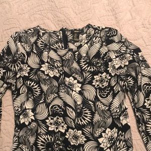 Black and white Mini dress